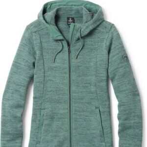 KUHL Women's Turquoise Ascendyr Fleece Hoodie - Small - Like New